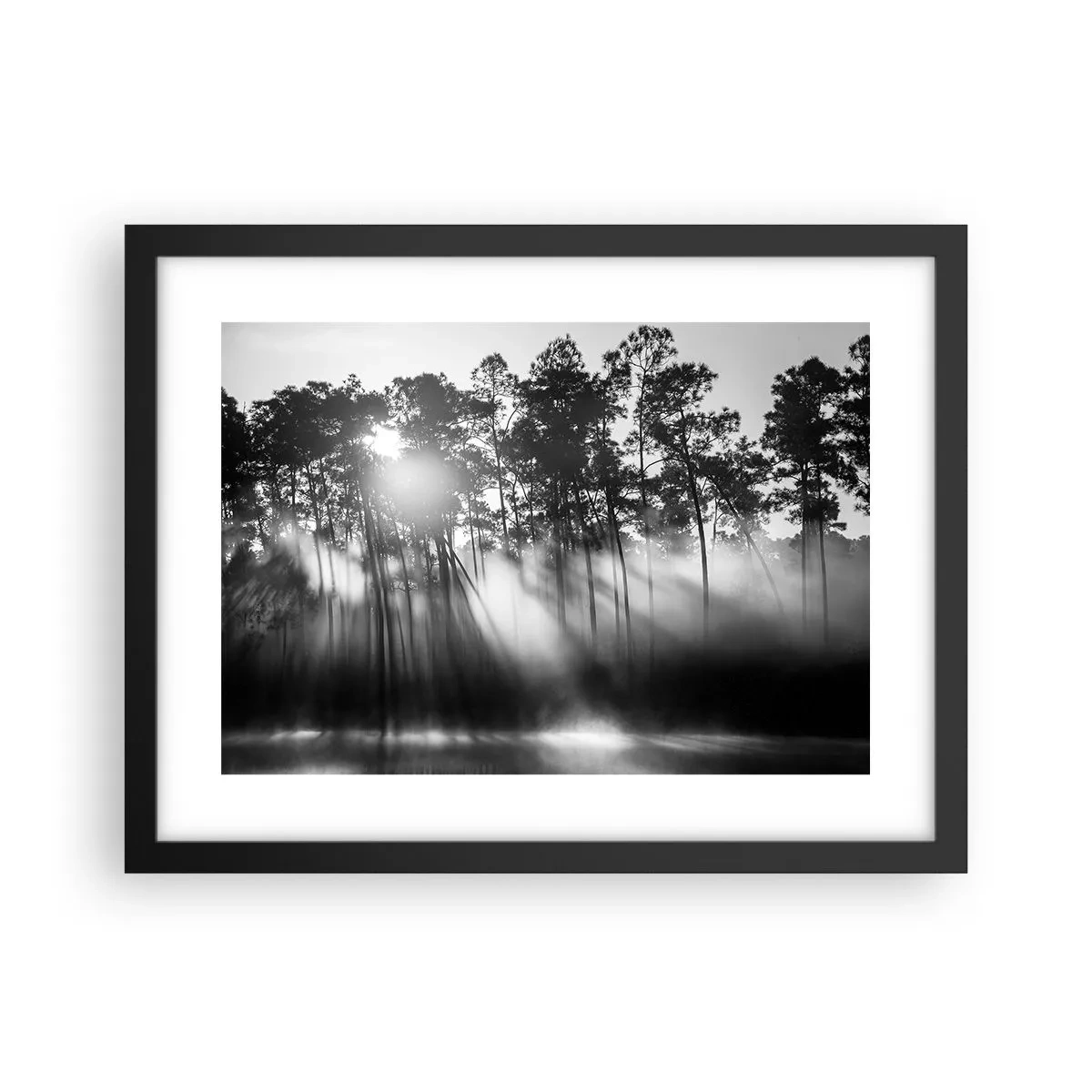 Poster in einem schwarzem Rahmen - Unaufhaltsame Sonne - 40x30 cm