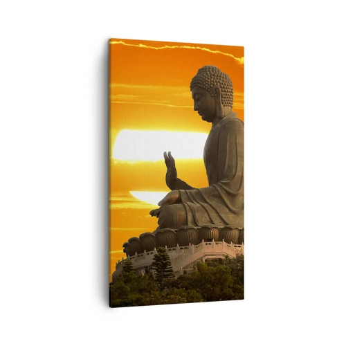 Bild auf Leinwand - Leinwandbild - Keine Angst vor der Welt - 45x80 cm
