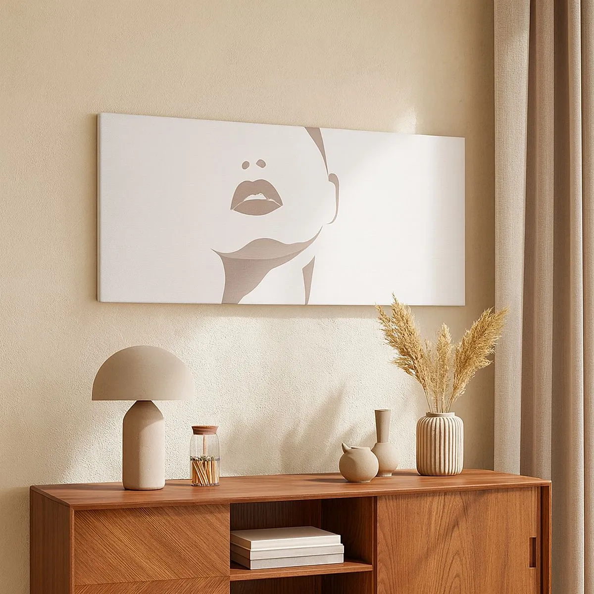 Bild auf Leinwand - Leinwandbild - Aus Licht und Schatten - 100x40 cm