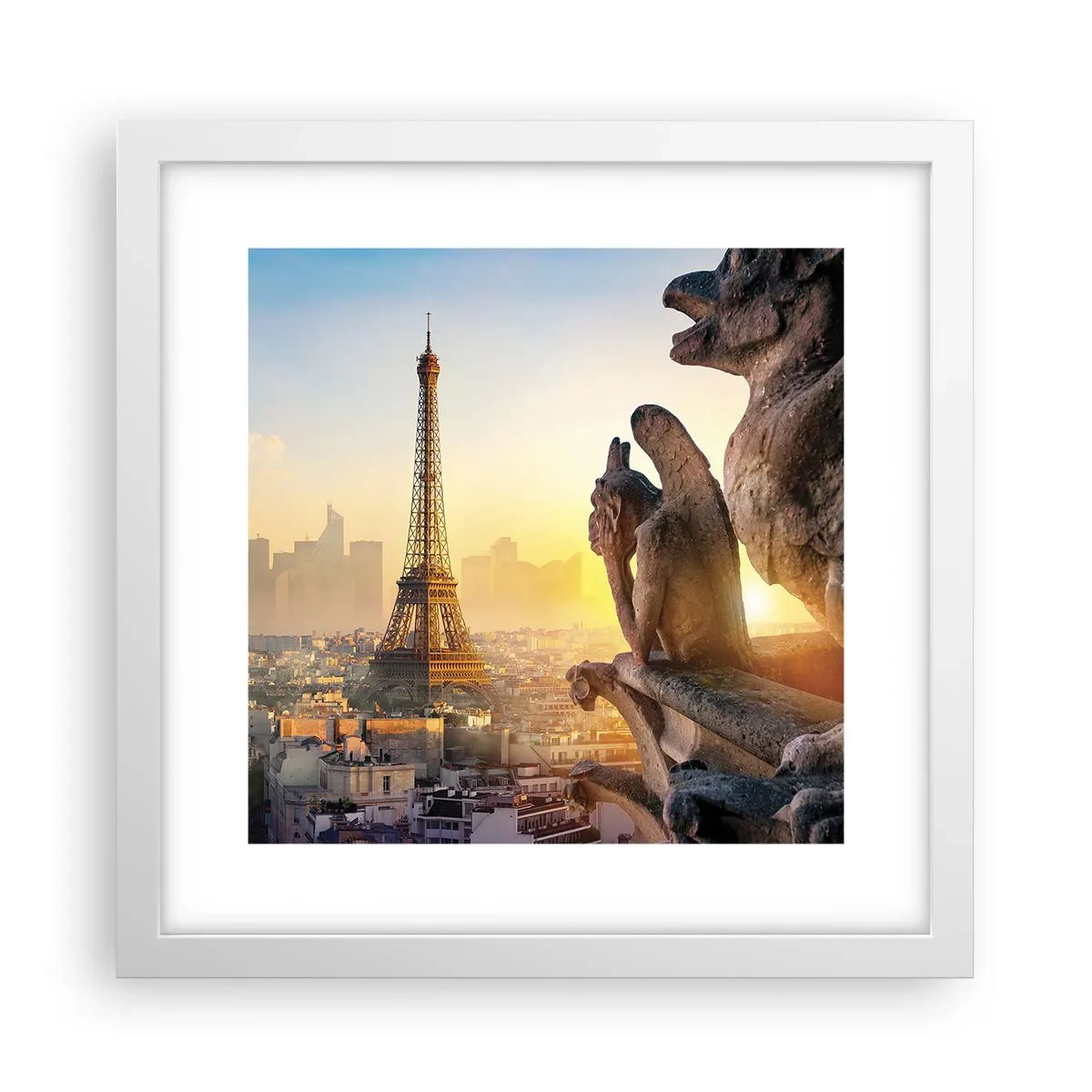 Poster in einem weißen Rahmen - Vieles hat sich geändert ... - 30x30 cm