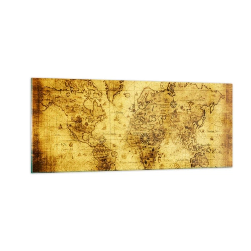 Glasbild - Bild auf glas - Diese Welt ist seltsam - 100x40 cm