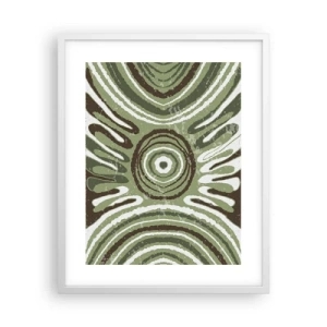 Poster in einem weißen Rahmen - Explosion von Emotionen - 40x50 cm