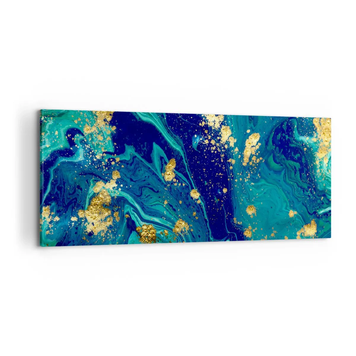 Bild auf Leinwand - Leinwandbild - Die Blütenblätter der Sonne - 100x40 cm