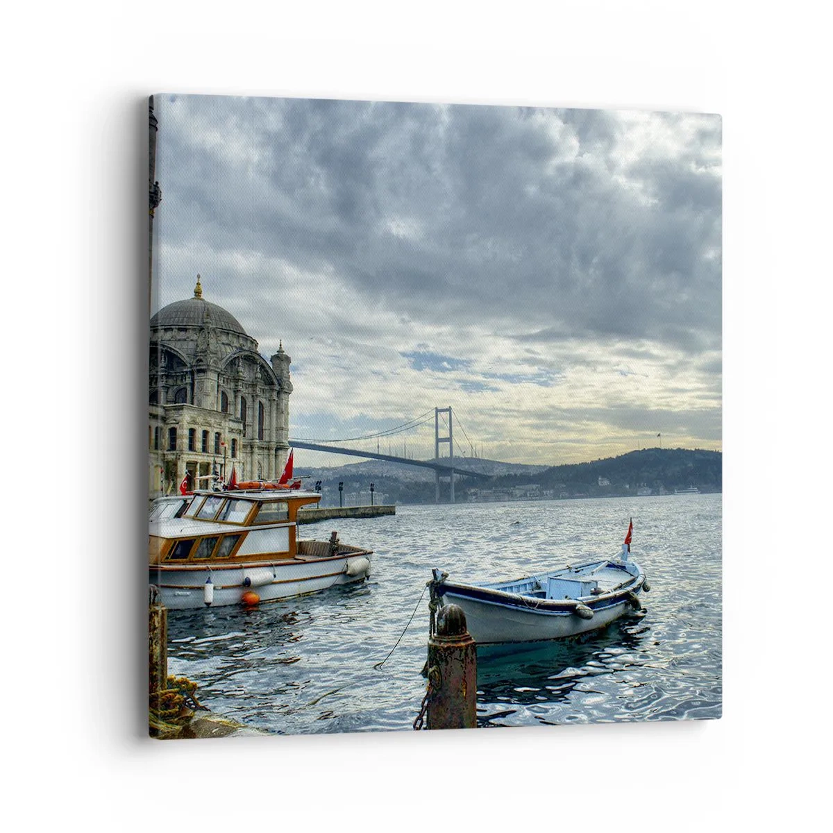 Bild auf Leinwand - Leinwandbild - An der Grenze der Welten - 40x40 cm