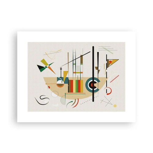 Poster - Und die Welt lacht - 40x30 cm