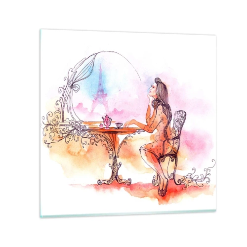 Glasbild - Bild auf glas - Pariser Chic - 30x30 cm