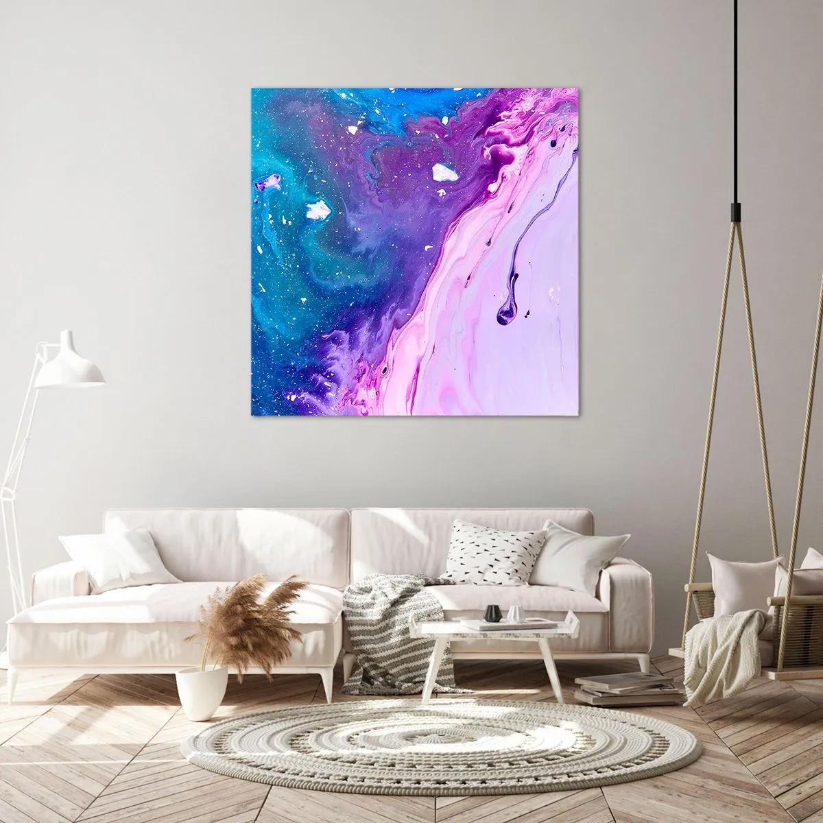 Bild auf Leinwand - Leinwandbild - Yin und Yang - 70x70 cm