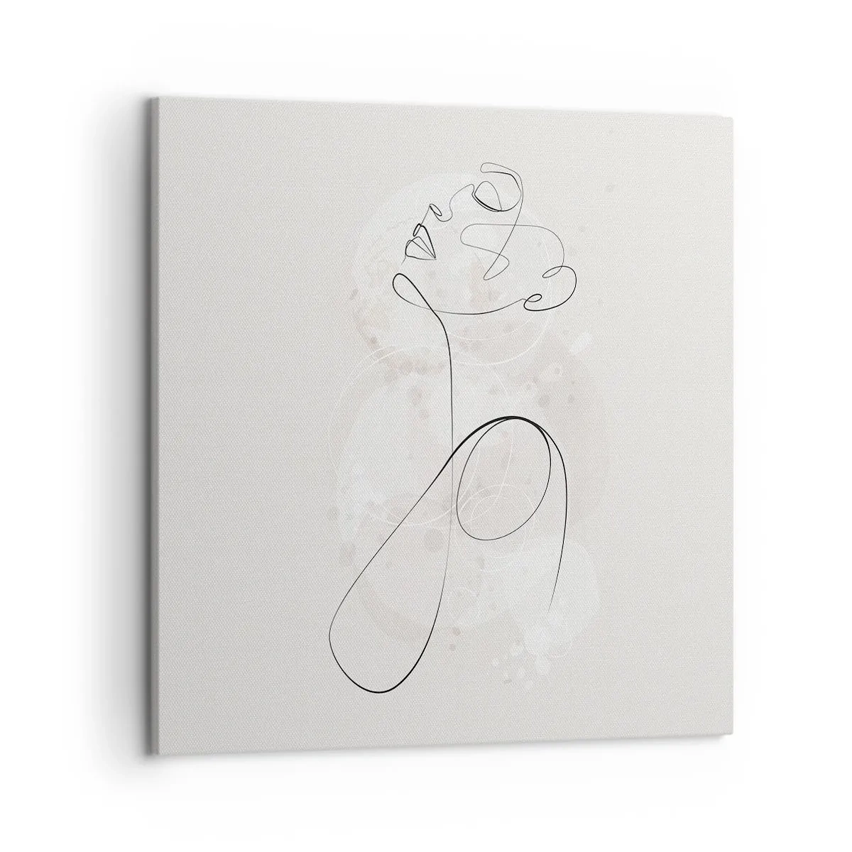 Bild auf Leinwand - Leinwandbild - Die Spirale der Schönheit - 50x50 cm