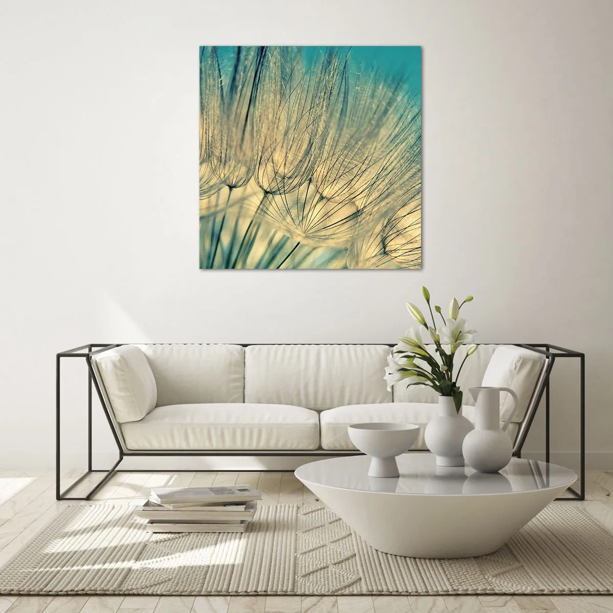 Glasbild - Bild auf glas - In Erwartung des Windes - 60x60 cm