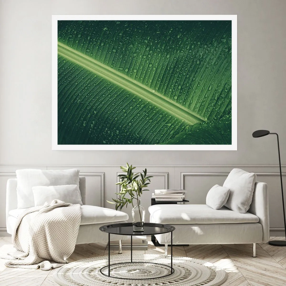 Poster - Die Struktur des Grüns - 70x50 cm
