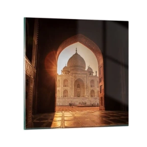 Glasbild - Bild auf glas - Denkmal der überirdischen Liebe - 30x30 cm