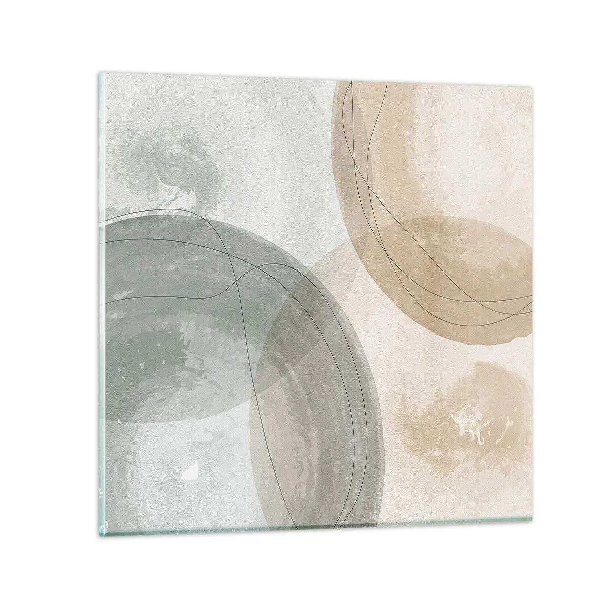 Glasbild - Bild auf glas - Welten durchdringen - 30x30 cm