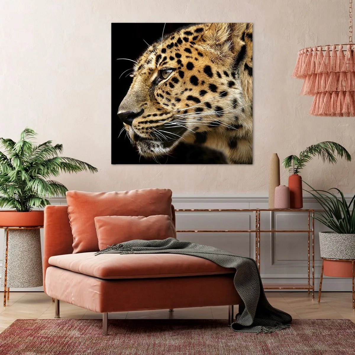 Bild auf Leinwand - Leinwandbild - Ruhig, fokussiert, bereit - 40x40 cm