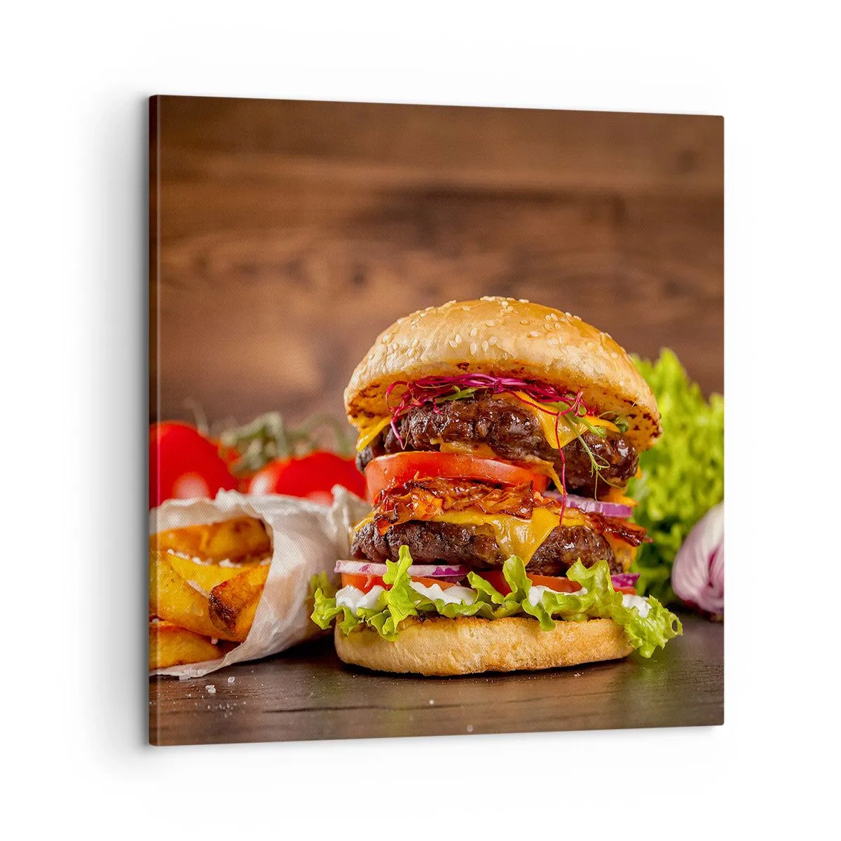 Bild auf Leinwand - Leinwandbild - Die verbotene Frucht - 60x60 cm