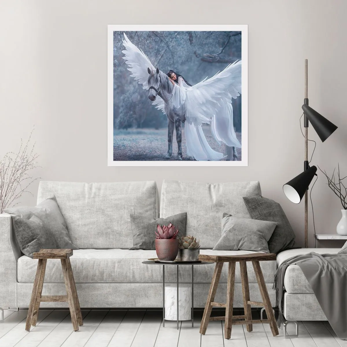 Poster - Ein inspirierter Moment - 40x40 cm