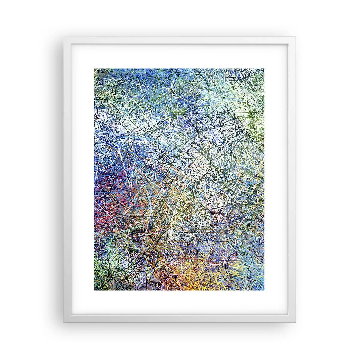 Poster in einem weißen Rahmen - Es ist nicht so einfach - 40x50 cm