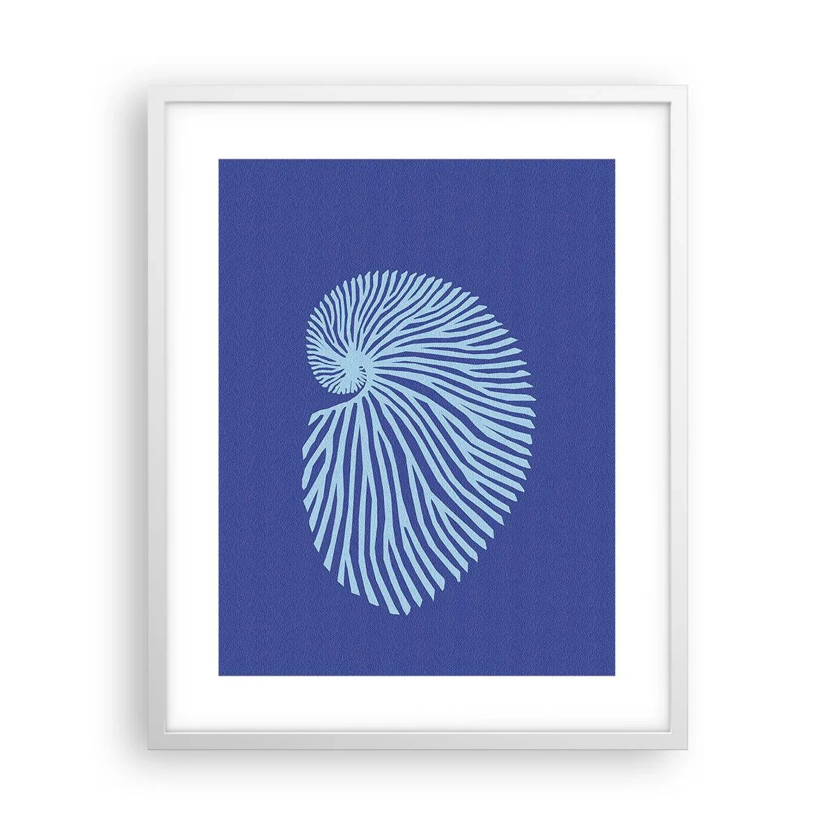 Poster in einem weißen Rahmen - Geburt der Muschel - 40x50 cm