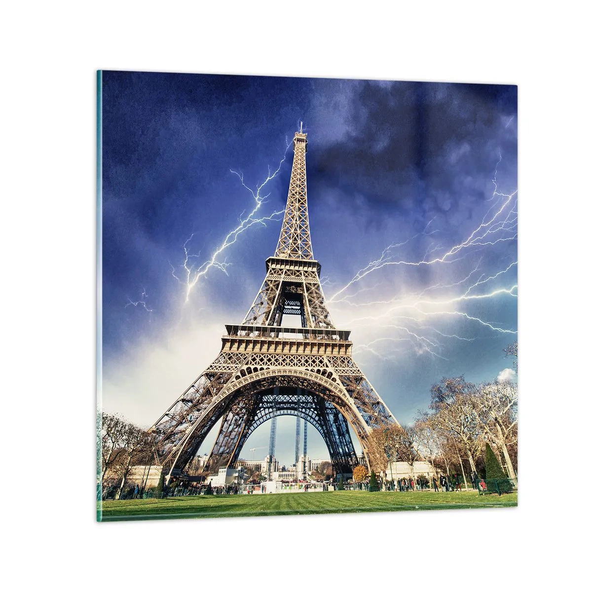 Glasbild - Bild auf glas - Herrscherin der Stürme - 50x50 cm