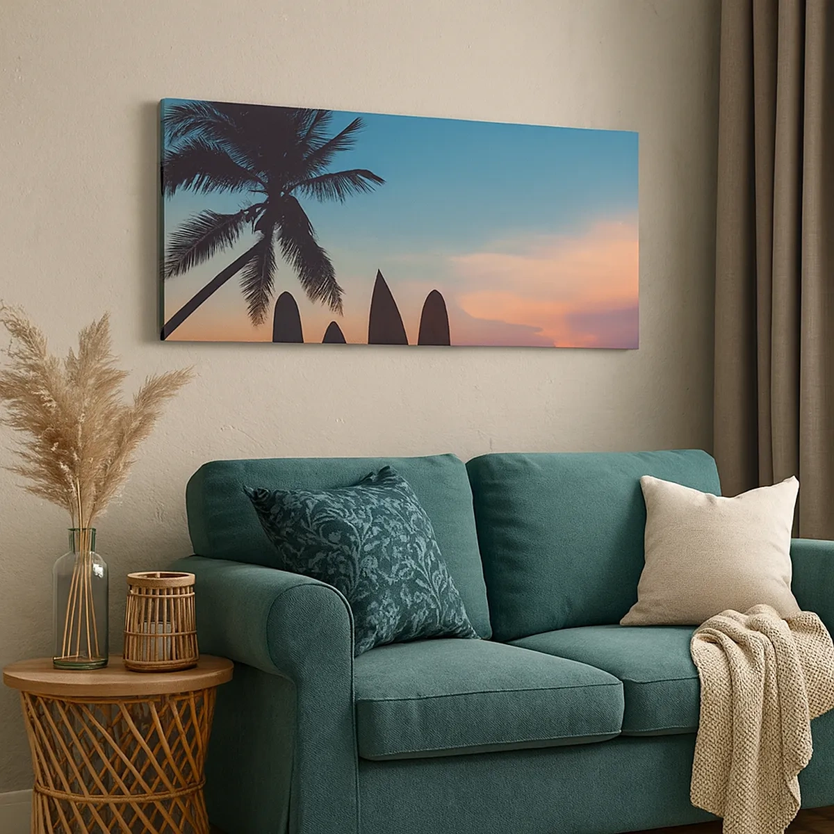 Bild auf Leinwand - Leinwandbild - Morgen wird es auch lustig - 30x30 cm