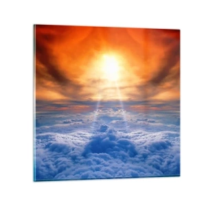 Glasbild - Bild auf glas - Mystische Landschaft - 30x30 cm