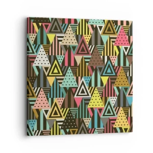 Bild auf Leinwand - Leinwandbild - Im Rhythmus auf drei - 30x30 cm