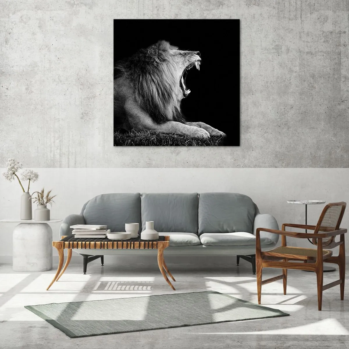 Glasbild - Bild auf glas - Ohne Zweifel - 50x50 cm