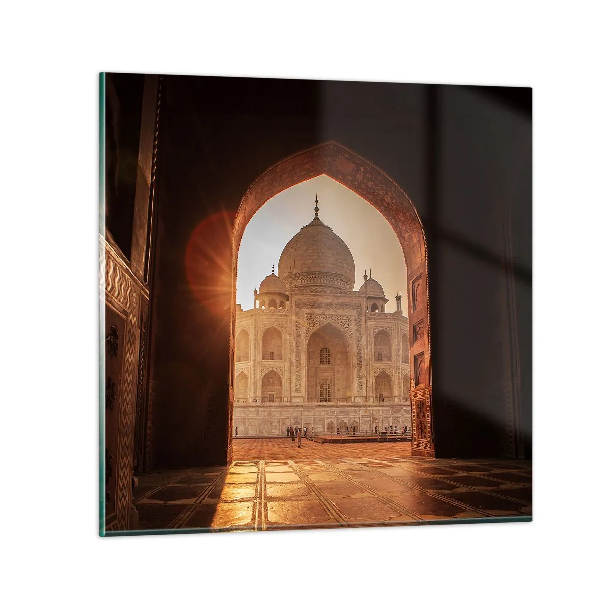 Glasbild - Bild auf glas - Denkmal der überirdischen Liebe - 40x40 cm