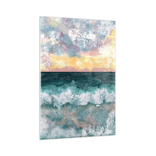 Glasbild - Bild auf glas - Wasser, Licht, Luft - 80x120 cm