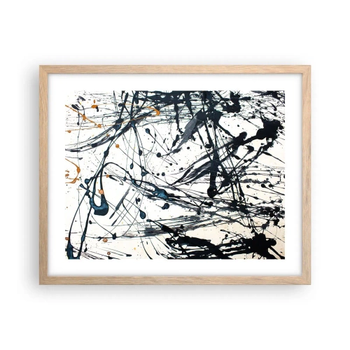 Poster in einem Rahmen aus heller Eiche - Sinn machen oder keinen Sinn machen? - 50x40 cm