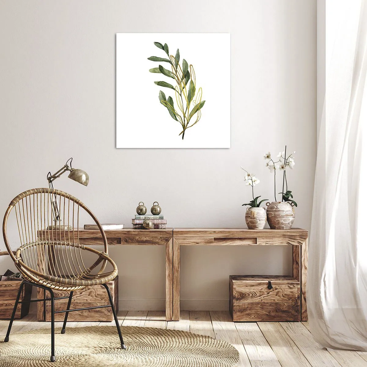 Bild auf Leinwand - Leinwandbild - Alles was gut ist - 60x60 cm