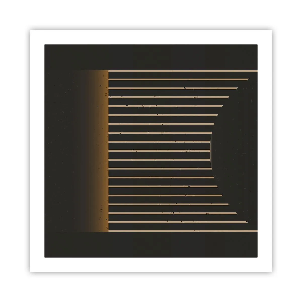 Poster - Die Dunkelheit erkunden - 60x60 cm