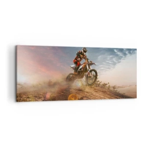 Bild auf Leinwand - Leinwandbild - Für den Sieg - 100x40 cm