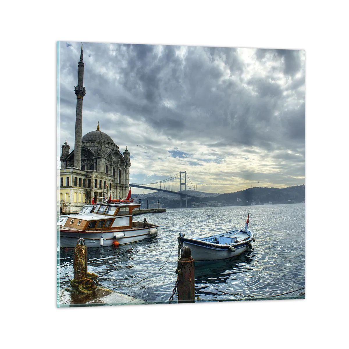 Glasbild - Bild auf glas - An der Grenze der Welten - 70x70 cm