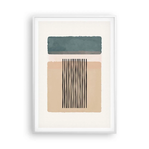 Poster in einem weißen Rahmen - Alles ist in Ordnung - 70x100 cm