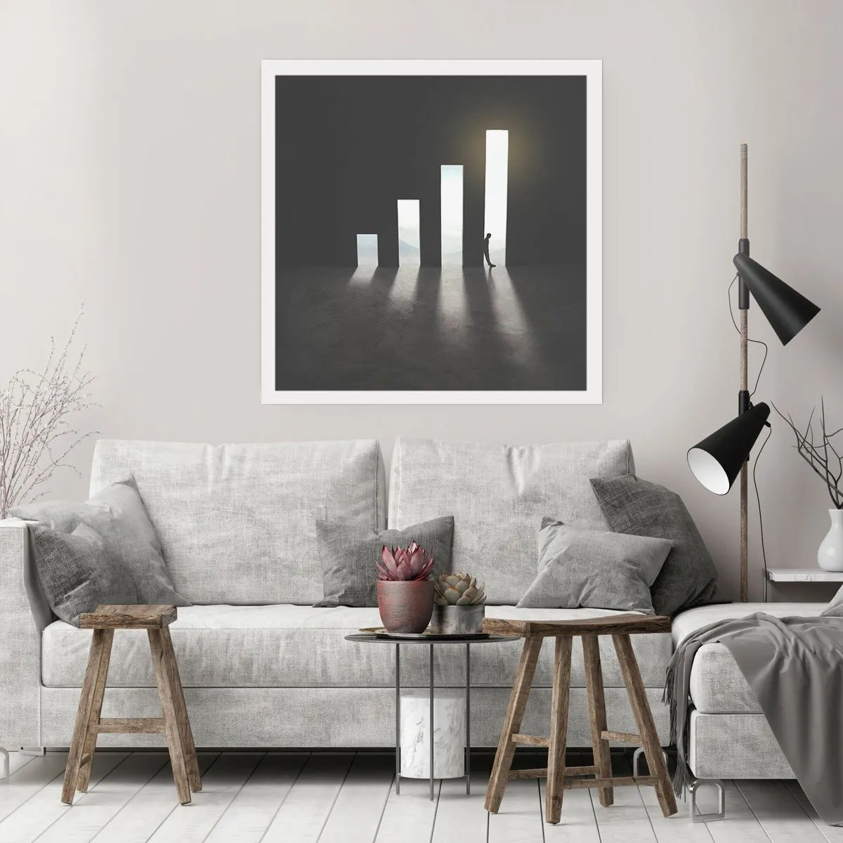 Poster - Erfolg – ​​Impression - 50x50 cm