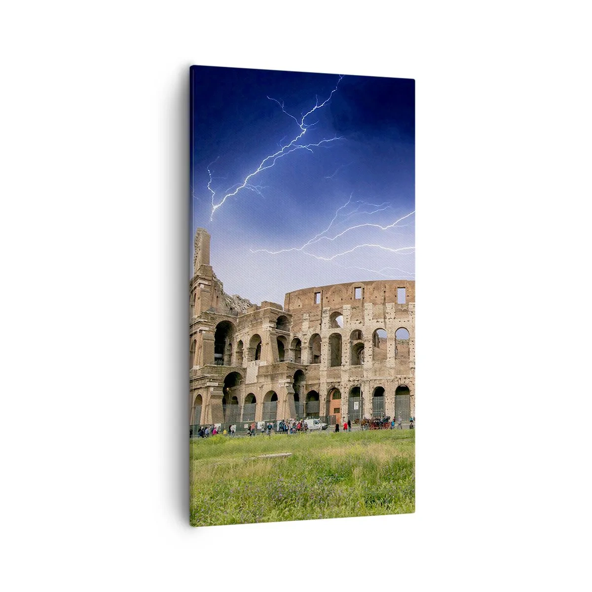 Bild auf Leinwand - Leinwandbild - Kampfarena - 55x100 cm
