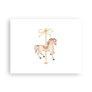 Poster - Anmutiger Trab - 40x30 cm