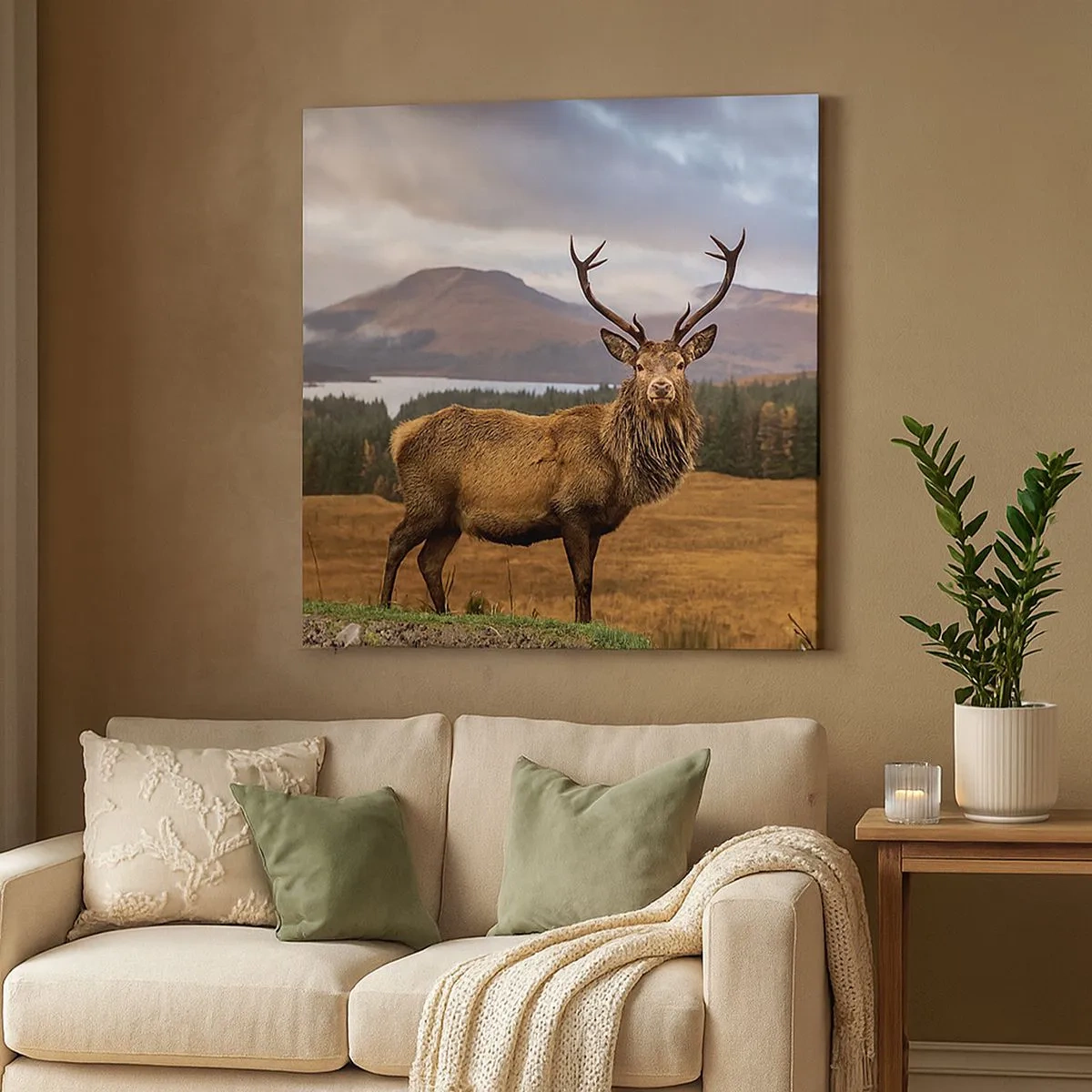 Bild auf Leinwand - Leinwandbild - Die Majestät der Natur - 30x30 cm