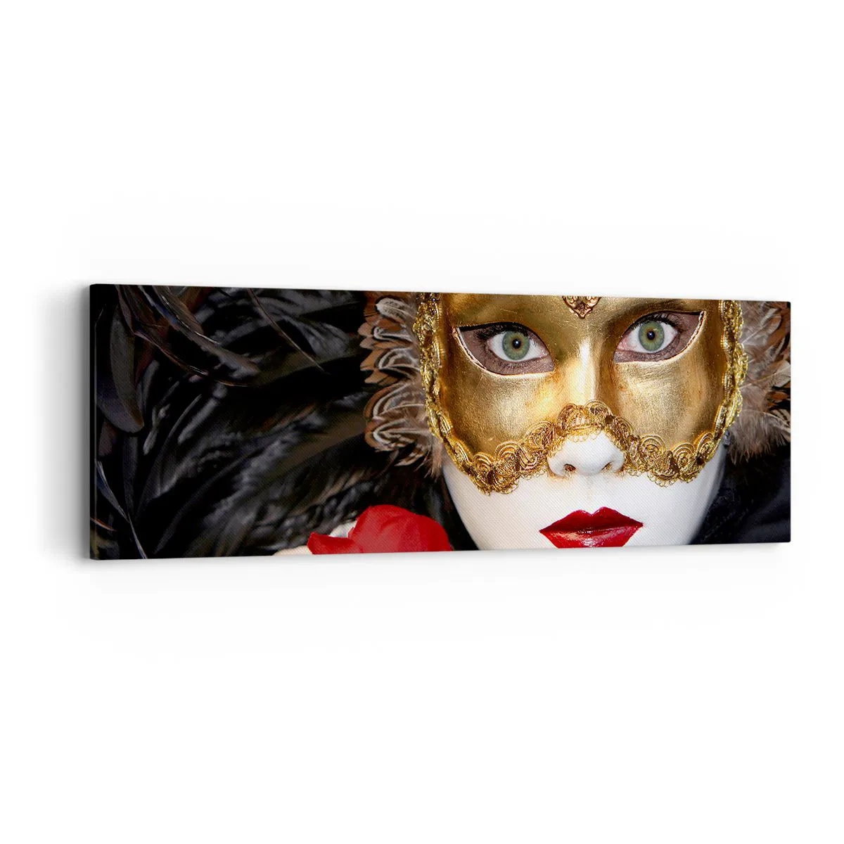 Bild auf Leinwand - Leinwandbild - Denn das Leben ist ein großer Ball - 90x30 cm