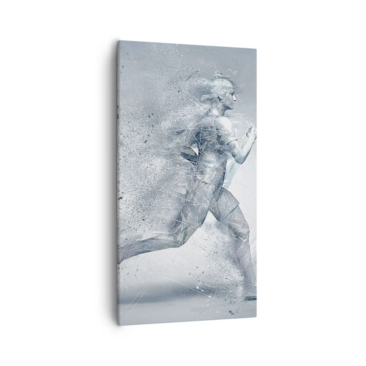 Bild auf Leinwand - Leinwandbild - Kristallklare Energie - 55x100 cm