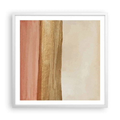 Poster in einem weißen Rahmen - Vertikale Komposition - 60x60 cm