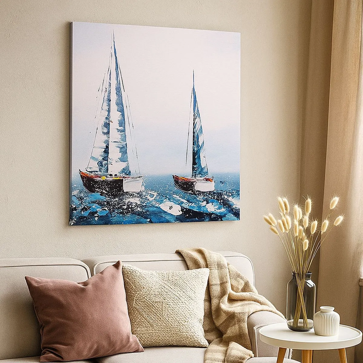 Bild auf Leinwand - Leinwandbild - Bruderschaft des Windes - 30x30 cm