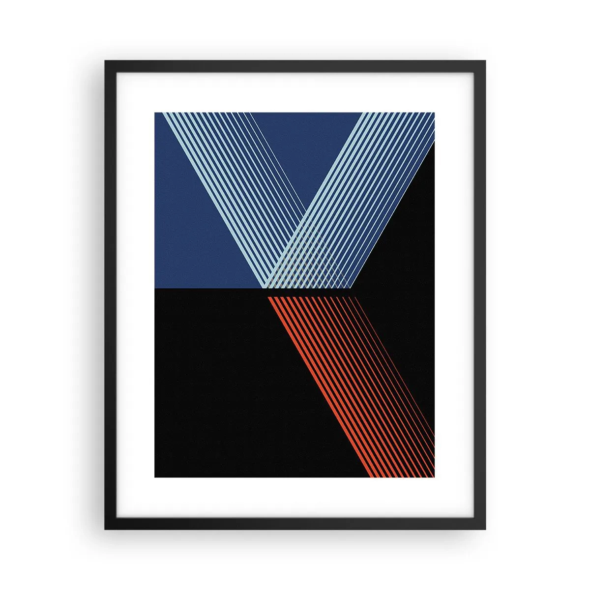 Poster in einem schwarzem Rahmen - Eine einfache Geschichte - 40x50 cm