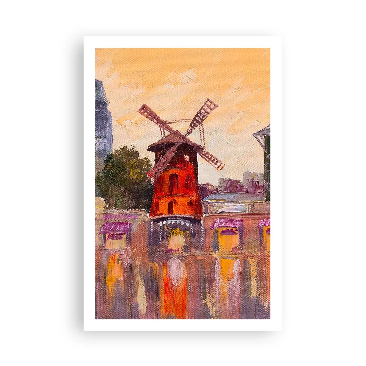 Poster - Pariser Ikonen – Moulin Rouge - 61x91 cm