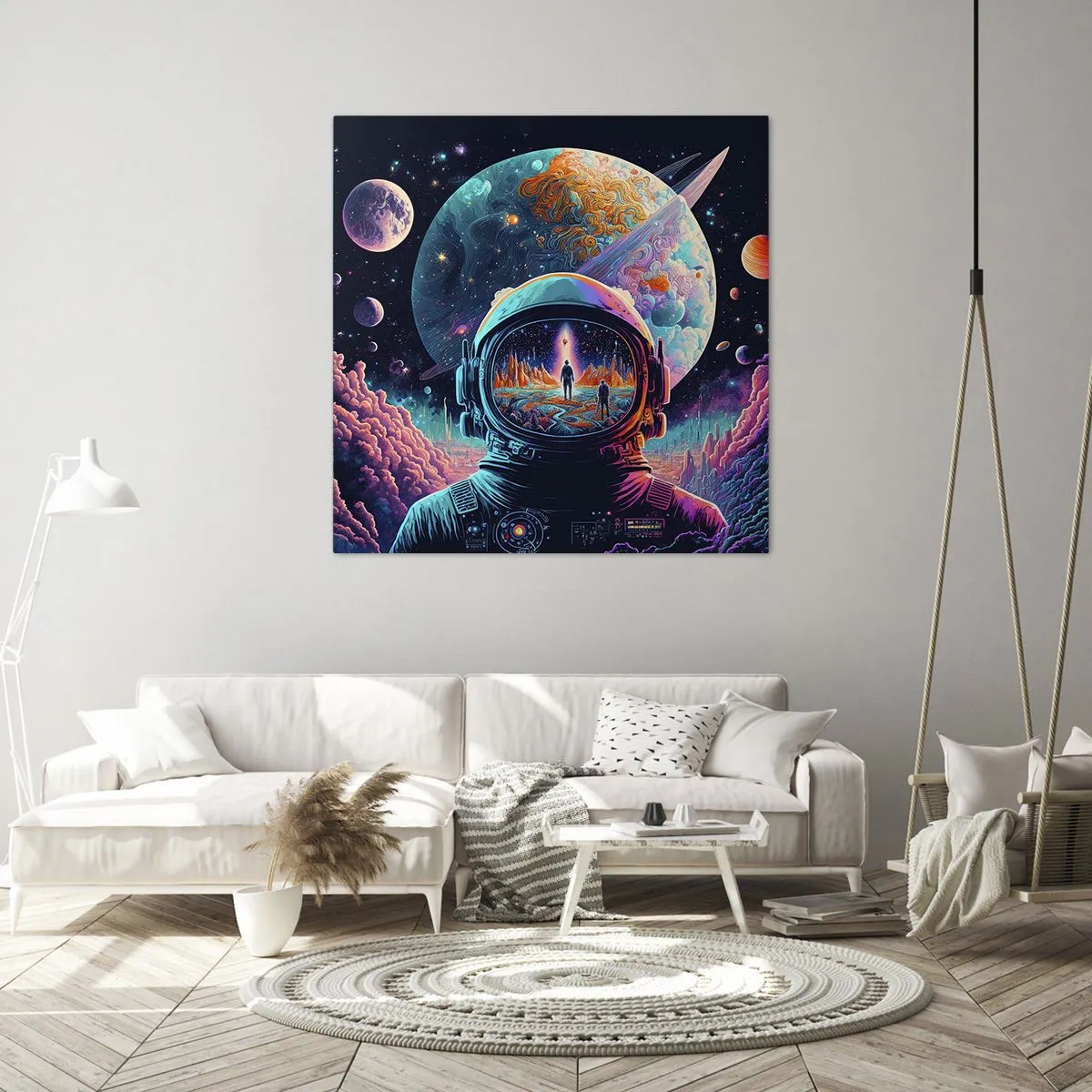 Bild auf Leinwand - Leinwandbild - Philosophen haben nicht davon geträumt - 40x40 cm