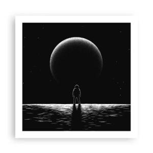 Poster - Angesicht zu Angesicht - 60x60 cm