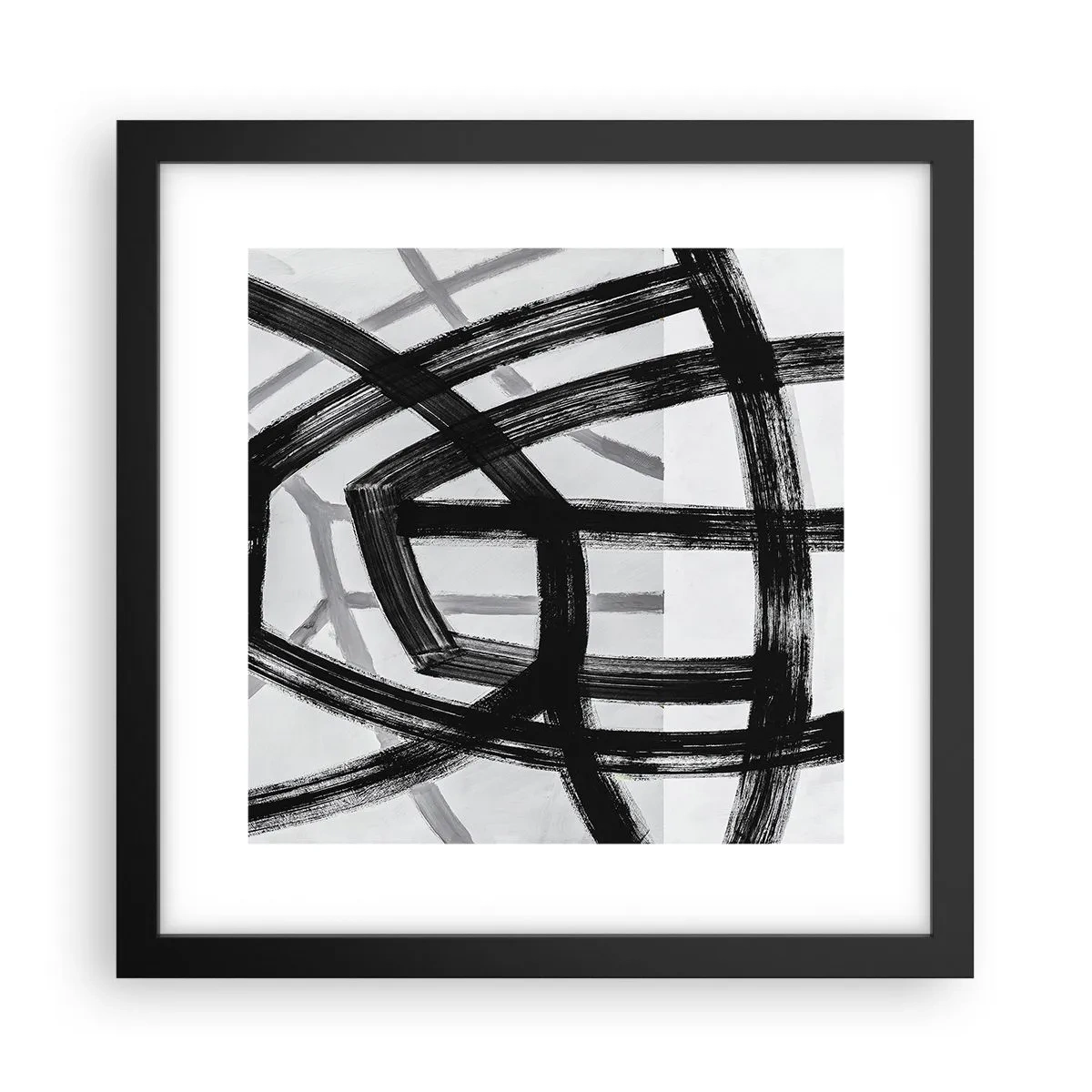 Poster in einem schwarzem Rahmen - Bautiefe - 30x30 cm