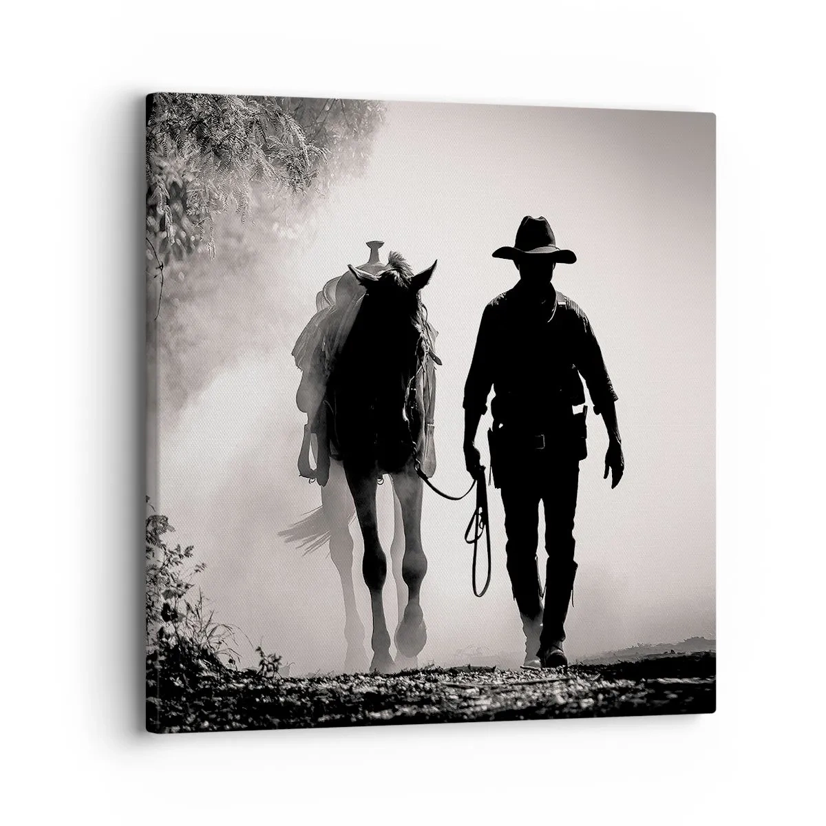 Bild auf Leinwand - Leinwandbild - Texas-Morgen - 30x30 cm