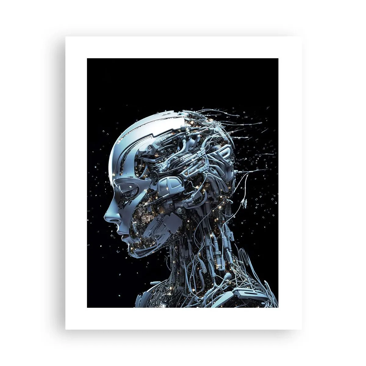 Poster - Technologie ist eine Frau - 40x50 cm