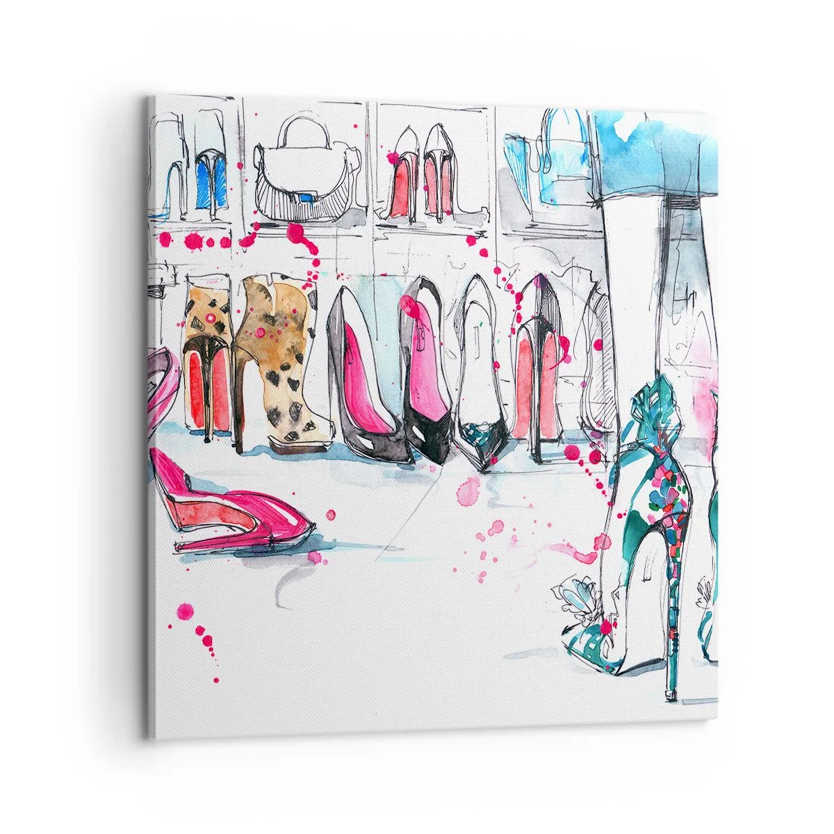 Bild auf Leinwand - Leinwandbild - Sesam, mach auf - 60x60 cm